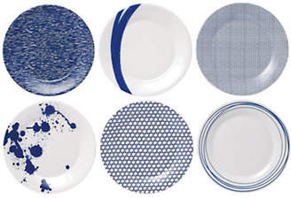 Royal Doulton Pacific Accent Plates Mixed Set of 6