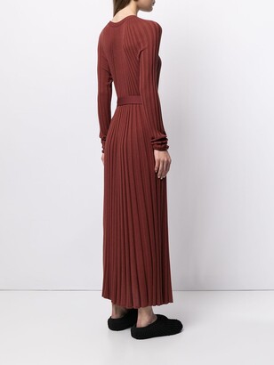 Proenza Schouler Long-Sleeve Pleated Dress