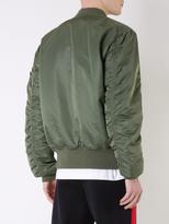 Thumbnail for your product : Alpha Industries ruched-sleeve bomber jacket