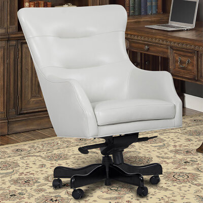 Red Barrel Studio Kentia Genuine Leather Executive Chair