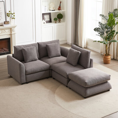 Combination Sofa Modular Sofa with Ottoman