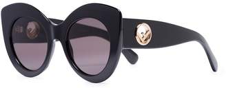 Fendi Eyewear Black F Is For Sunglasses