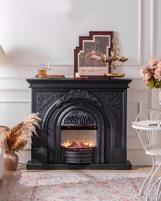 Bloomsbury Market French retro fake flame birdcage heating fireplace