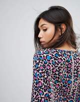 Thumbnail for your product : Noisy May Eyes Animal Print Top