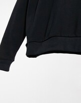 Thumbnail for your product : ASOS Petite DESIGN Petite tracksuit ultimate sweat / jogger with tie in cotton in black - BLACK