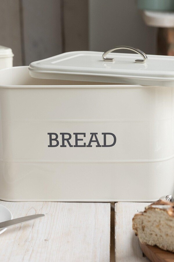 Living Nostalgia Antique Cream Bread Bin ShopStyle Food Storage
