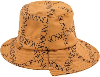 J.W.Anderson Logo-Print Bucket Hat - ShopStyle