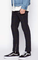 Thumbnail for your product : Pacsun Skinniest Plaid Zip Drainpipe Trouser Pants