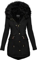 Thumbnail for your product : TDZD Women’s Winter Parka Quilted Hooded Long Coat Jacket