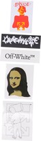 Thumbnail for your product : Off-White Mona Lisa-detail sticker set