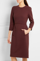 Thumbnail for your product : Bottega Veneta Wool-crepe Dress - Merlot