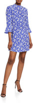 Thumbnail for your product : HVN Mini Ashley Bell-Sleeve Dress