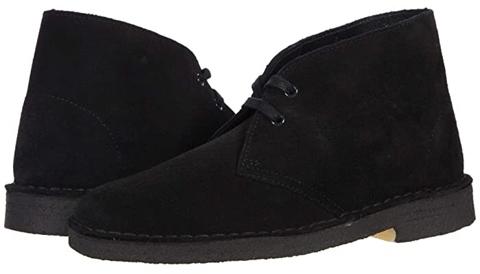 black suede desert shoes