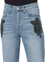 Thumbnail for your product : 3X1 DENIM 3x1 Burke High-Rise Beaded Boyfriend Crop Jeans Denim 24