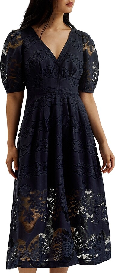 Ted Baker Agnel Lace Midi Dress