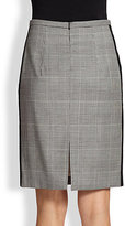 Thumbnail for your product : Piazza Sempione Side-Trimmed Pencil Skirt
