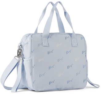 Kenzo Baby Blue Logo Changing Bag & Mat Set