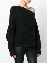 Thumbnail for your product : Alexander Wang T By one-shoulder sweater