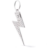 Thumbnail for your product : As 29 18kt white gold pave diamond long Flash pendant