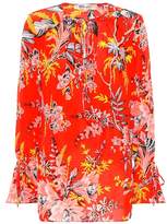 Diane von Furstenberg Floral silk 