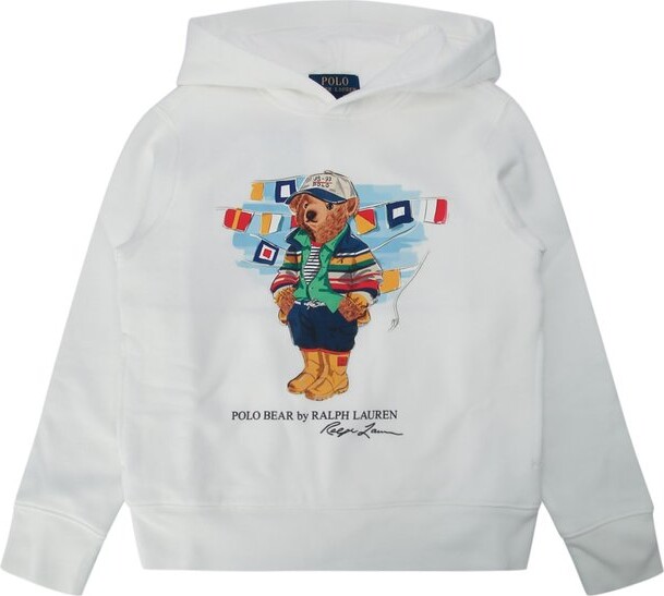 Polo Ralph Lauren Kids Polo Bear Printed Hoodie