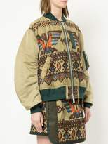 Thumbnail for your product : Sacai embroidered flight jacket