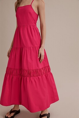Country Road Ruched Hem Maxi Dress