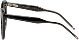 Thumbnail for your product : Thom Browne Black Cat-Eye Sunglasses