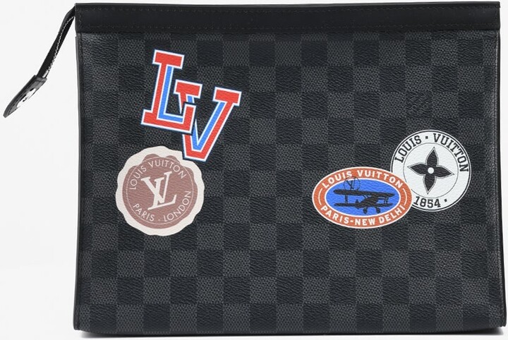 Louis Vuitton Silver Leather Cursive Script Belt 80CM