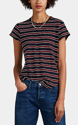 Frame Women's Striped Linen T-Shirt