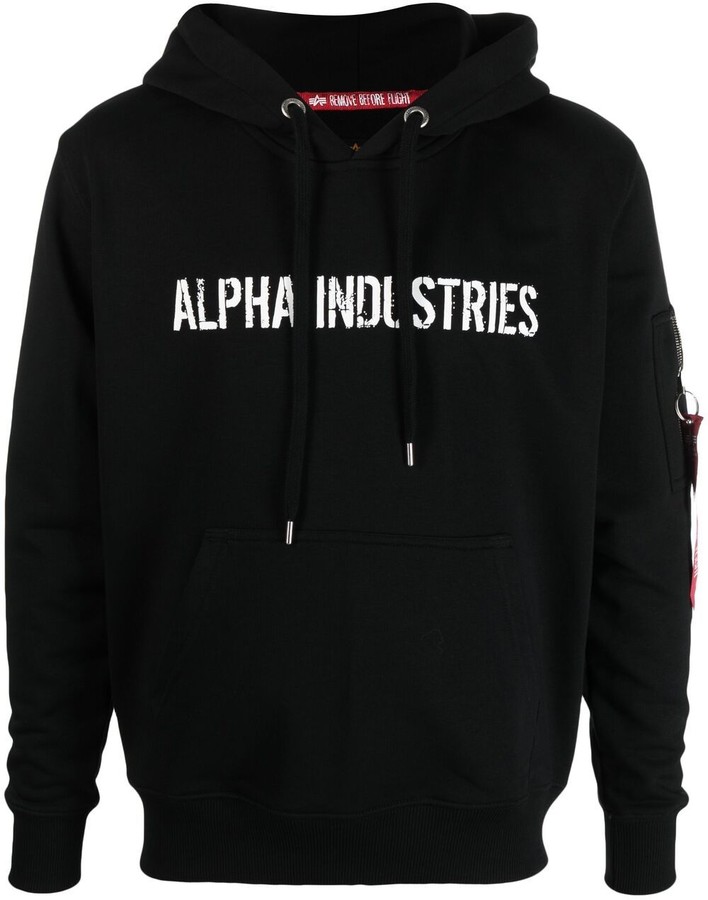 Alpha Industries Remove hoodie Flight ShopStyle Before 