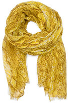 Thumbnail for your product : MANGO TOUCH - Snake print cotton foulard