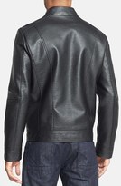 Thumbnail for your product : Kenneth Cole Reaction Pebbled Faux Leather Short Moto Jacket (Online Only)
