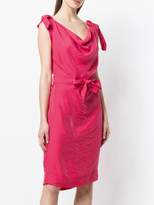 Thumbnail for your product : Vivienne Westwood cowl neck bow dress