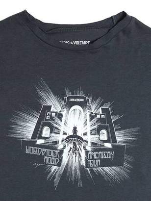 Zadig & Voltaire Woodstock Printed Cotton Jersey T-Shirt