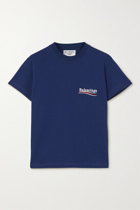 Balenciaga Women's Blue T-shirts | ShopStyle