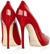 Thumbnail for your product : Jimmy Choo Quiet patent-leather pumps