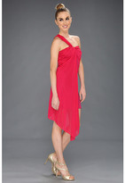 Thumbnail for your product : Halston One Strap Ponte Dress with Overlay