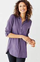Thumbnail for your product : J. Jill Silk Forward-Seam Shirt