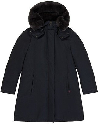 Woolrich Bow Bridge Fur Trim Jacket Shopstyle