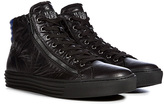 Thumbnail for your product : Hogan Distressed Leather High Tops Gr. 41