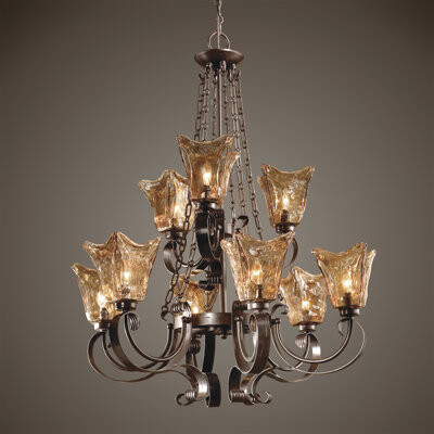 Astoria Grand Constantine 9-Light Shaded Classic / Traditional Chandelier