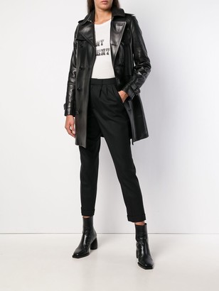 Saint Laurent Cropped Tapered Trousers