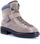 Thumbnail for your product : Santoni Suede Lace-Up Winter Hiker Boots
