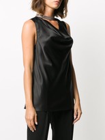 Thumbnail for your product : Brunello Cucinelli Metal Detail Sleeveless Top