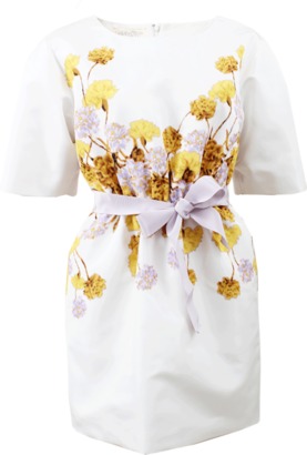 Giambattista Valli Floral Print Dress