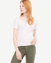 Thumbnail for your product : Ann Taylor Ribbed Square Neck Top
