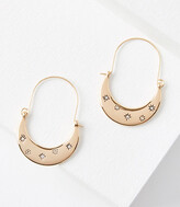 Thumbnail for your product : LOFT Star Crescent Hoop Earrings