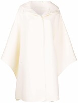 Thumbnail for your product : Jil Sander Hooded Virgin Wool Cape