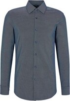 Thumbnail for your product : HUGO BOSS Slim-fit shirt in easy-iron structured stretch cotton